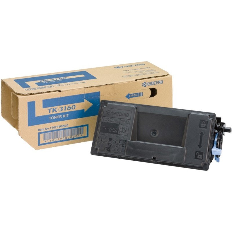 Kyocera 1T02T90NL0 Toner Nero TK-3160 per ca. 12.500 Seiten